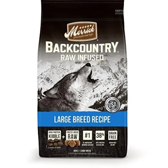 Merrick Backcountry Raw Infused Large-Breed Recipe Dry Food