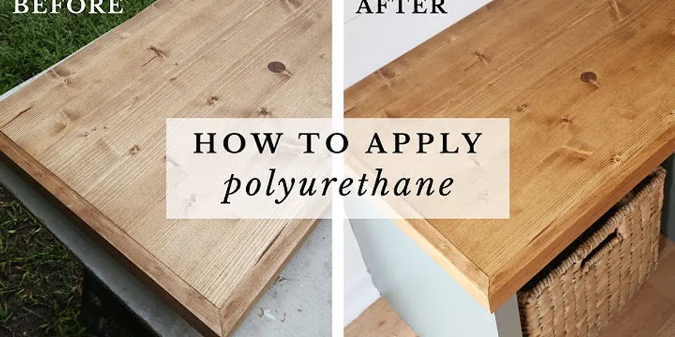 Best way to apply oil-based polyurethane