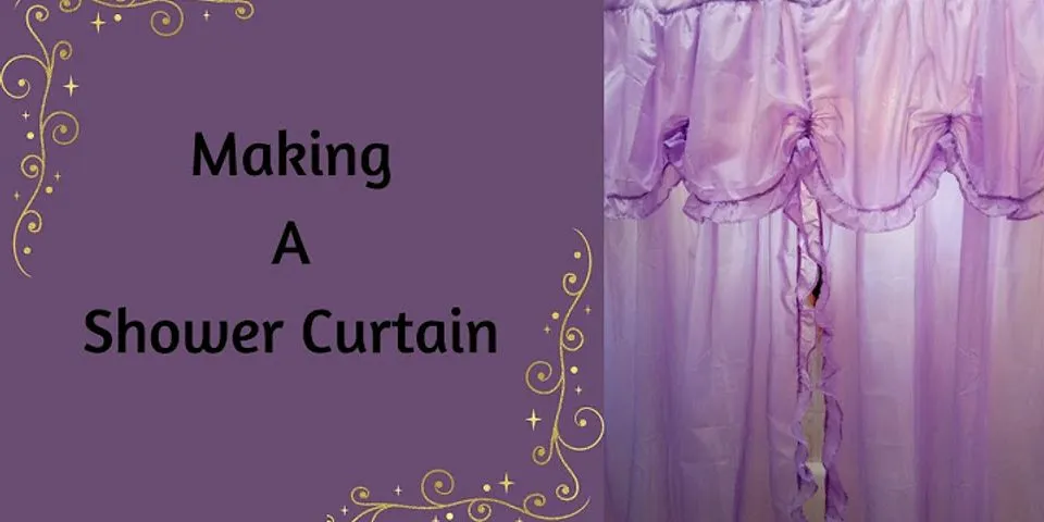 Can you cut a shower curtain in half?