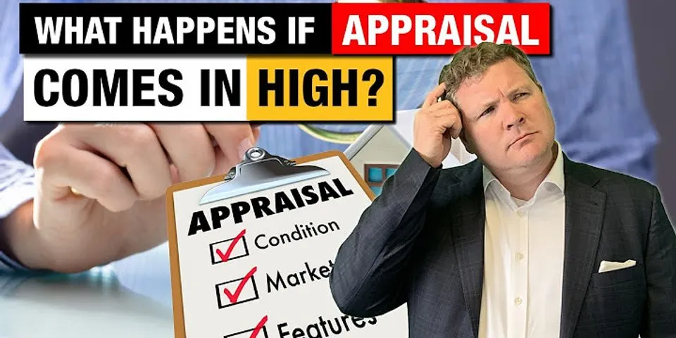 Do appraisals usually come in at asking price?