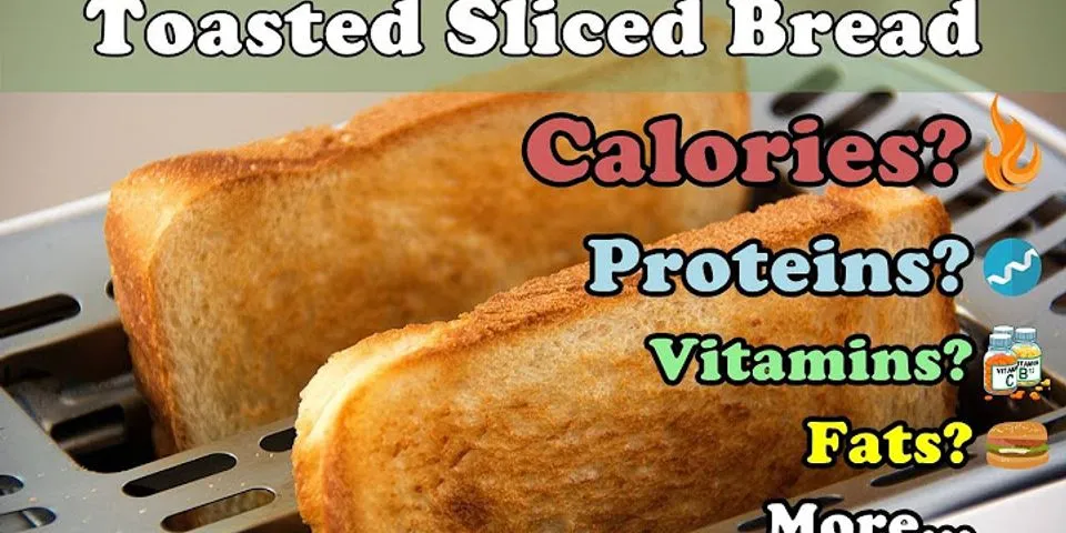 Does toasting a slice of bread reduce calories?