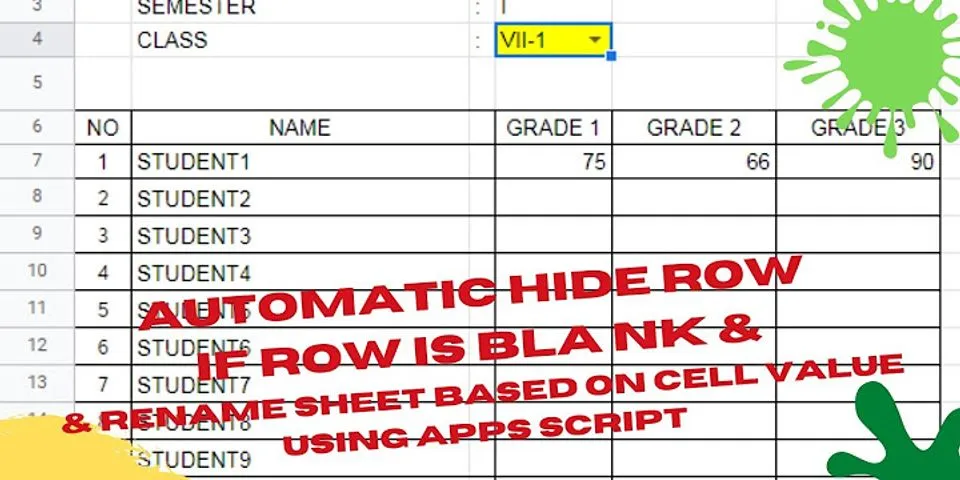 How do I hide rows in Excel based on cell value?