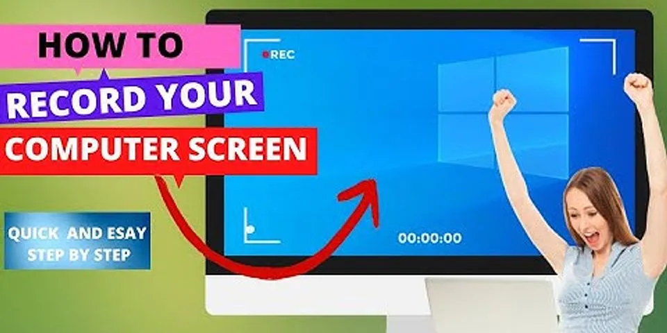 How do I record my screen with sound and screen?