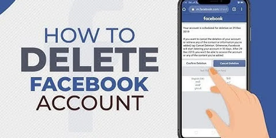 How do you delete Facebook account permanently immediately in Mobile 2021?