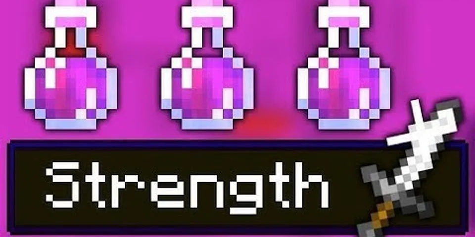 How do you make a strength 2 1.16 Potion?