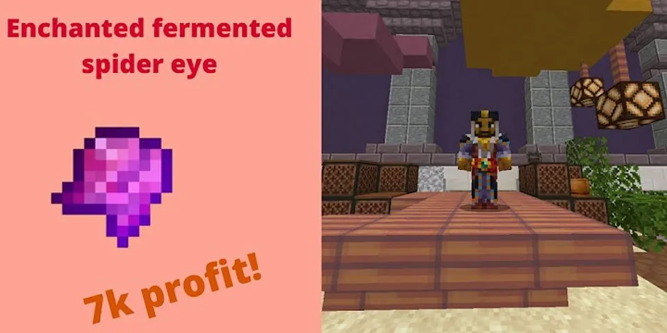 How do you use the enchanted fermented spider eye?