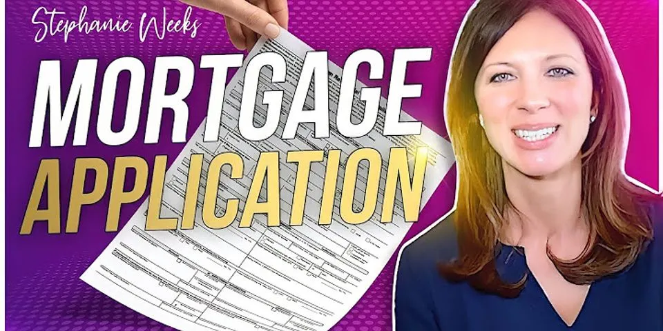 How does applying for a mortgage work