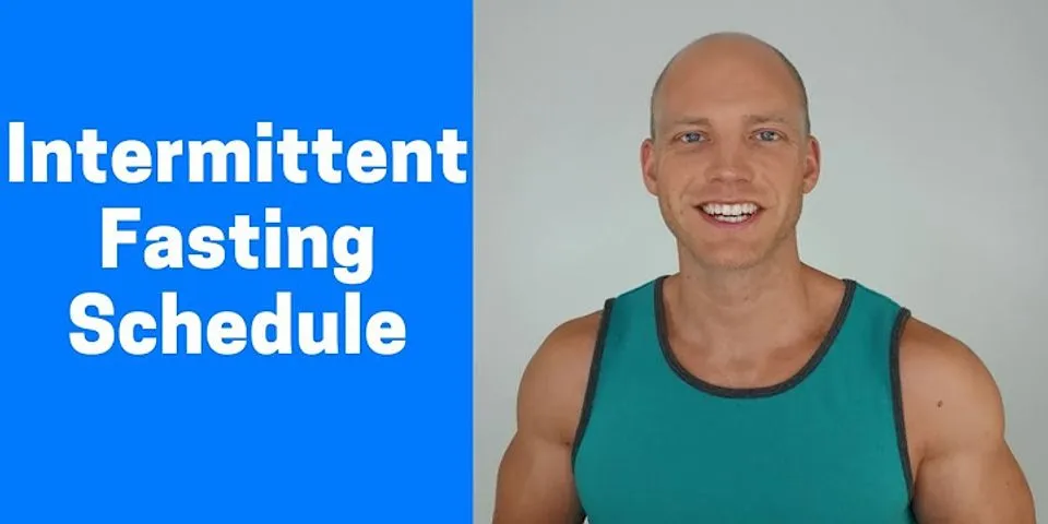 How many days a week should intermittent fasting be done?