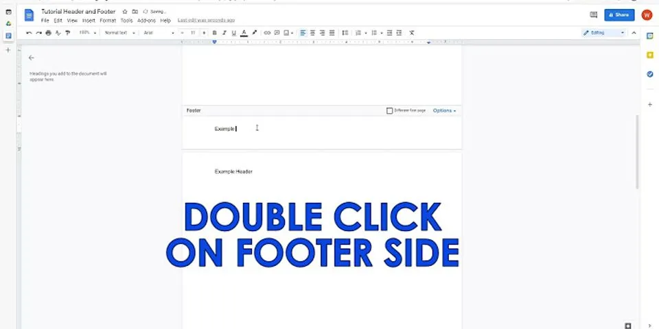 How to add a heading to Google Docs