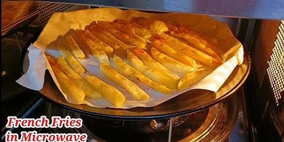 How to crisp up fries in the oven