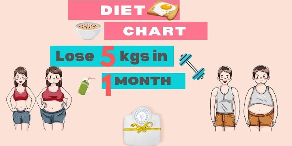 How to lose 5kg in 1 month without exercise