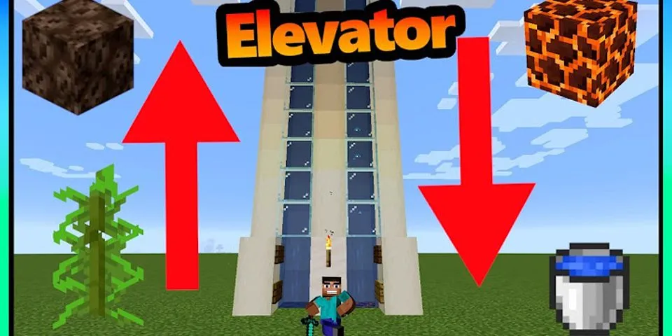 How to make a water elevator in Minecraft Survival