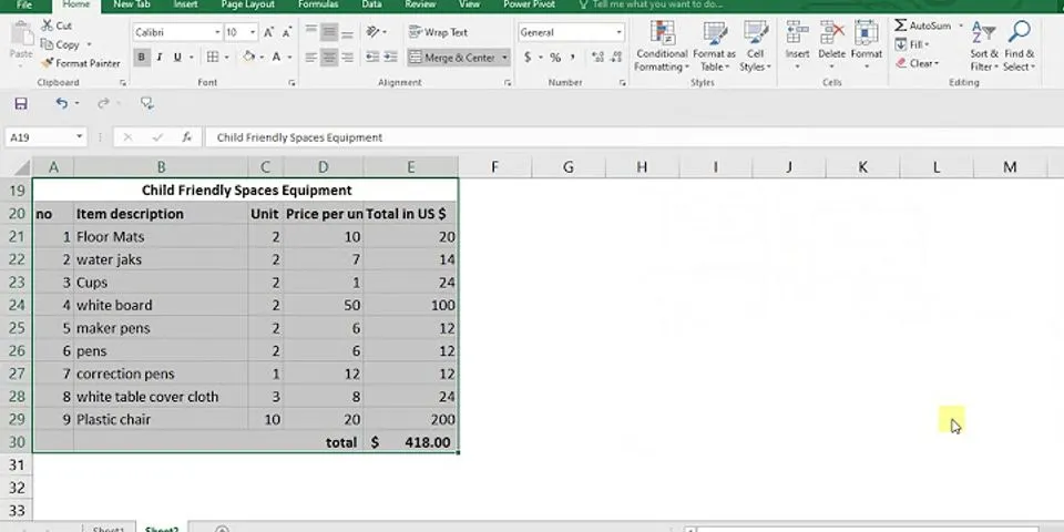 How to make rows appear and disappear in Excel