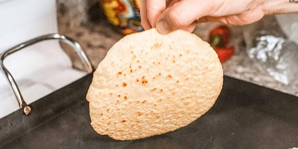 How to warm flour tortillas
