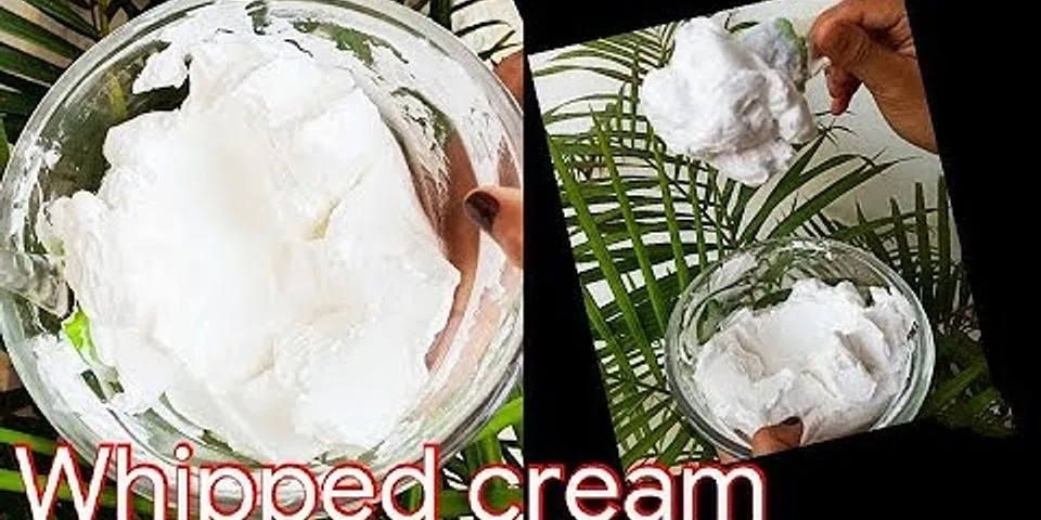How to whip cream by hand with a fork