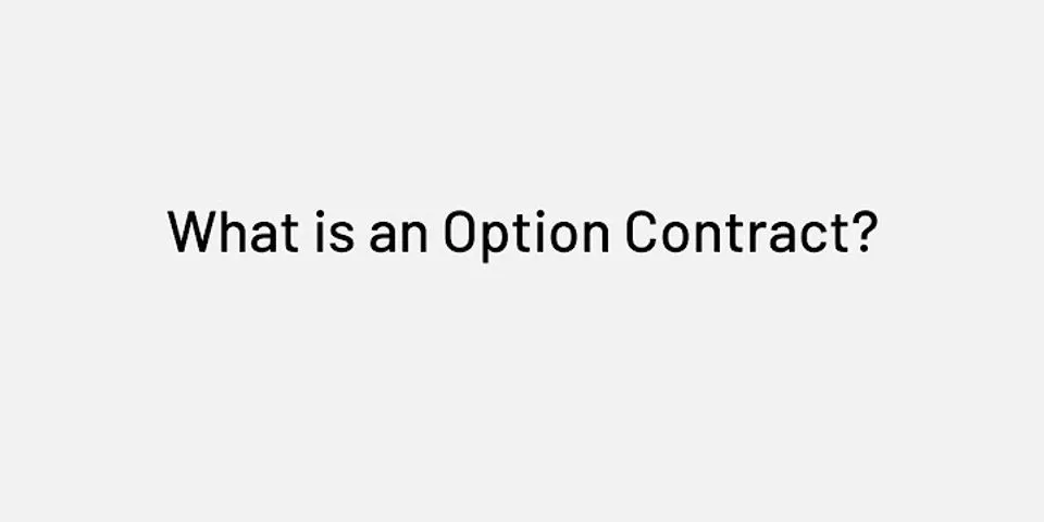 Is an option contract binding on the seller?