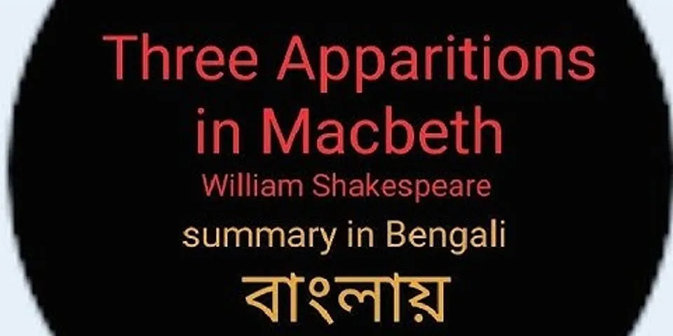Three apparitions in Macbeth meaning