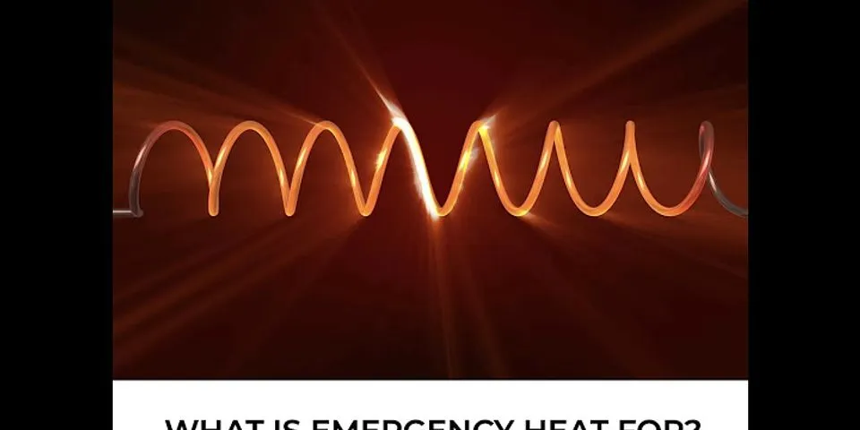 What is considered a heating emergency