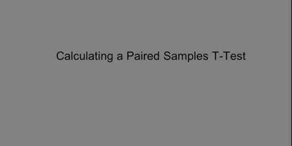 What is the formula for the paired-samples t test?