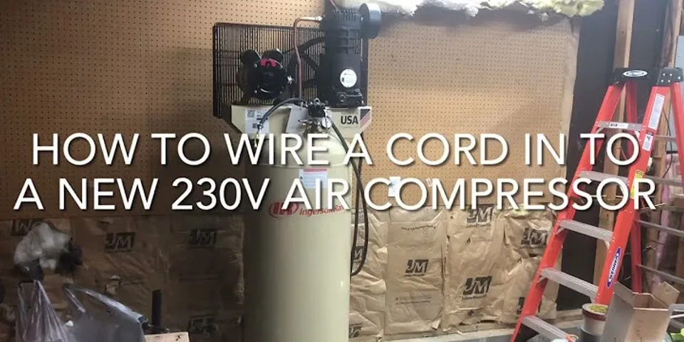 What size breaker do I need for a 240 volt air compressor?