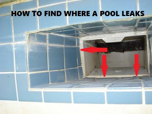 How to find where a pool leaks
